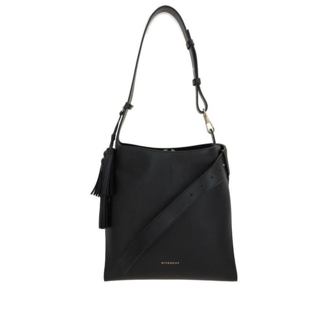 Leather Medium Belted Hobo Bag